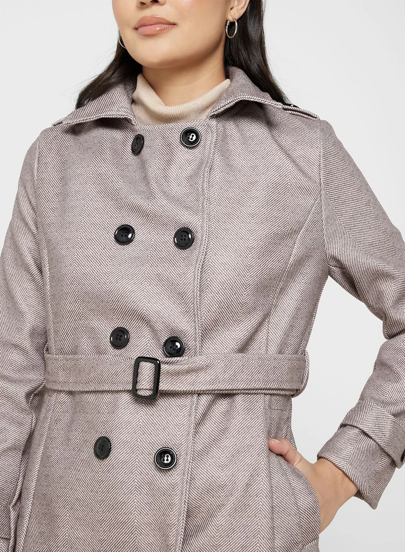 ELLA Double Breasted Belted Coat
