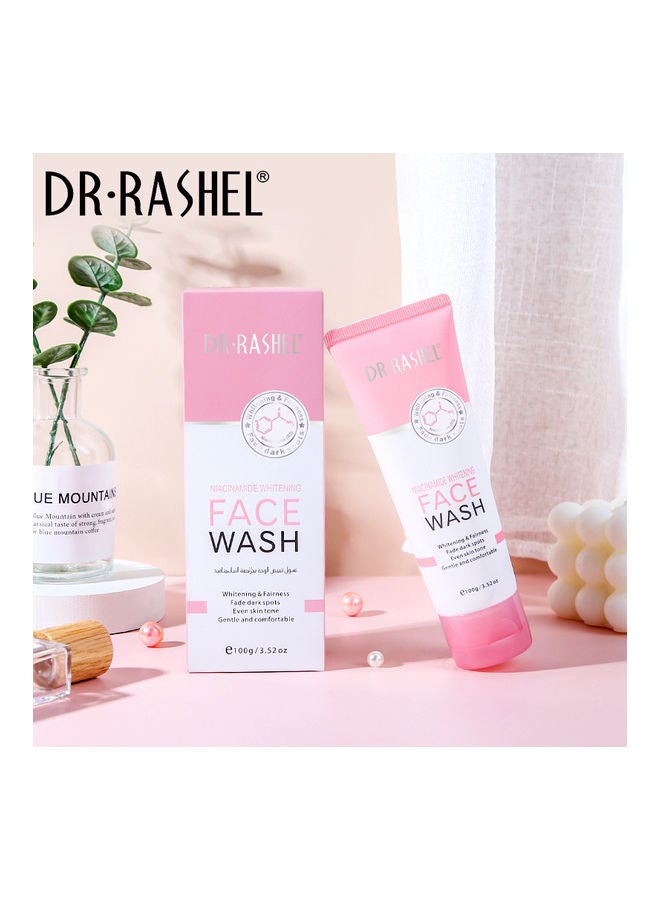 Niacinamide Whitening Fade Dark Spots Face Wash Pink and White 100grams