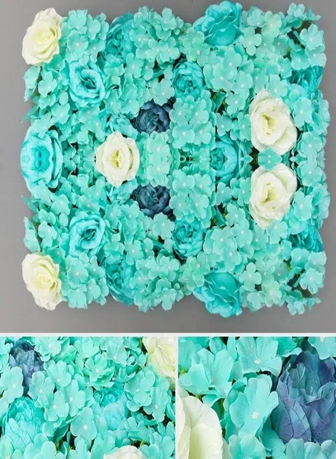 FagusHome 30 Pcs Silk Hydrangea Heads Artificial Flowers Heads and Stems Fake Hydrangea Flowers for Home Wedding Decor (Fluorescence BLue) - Image 4