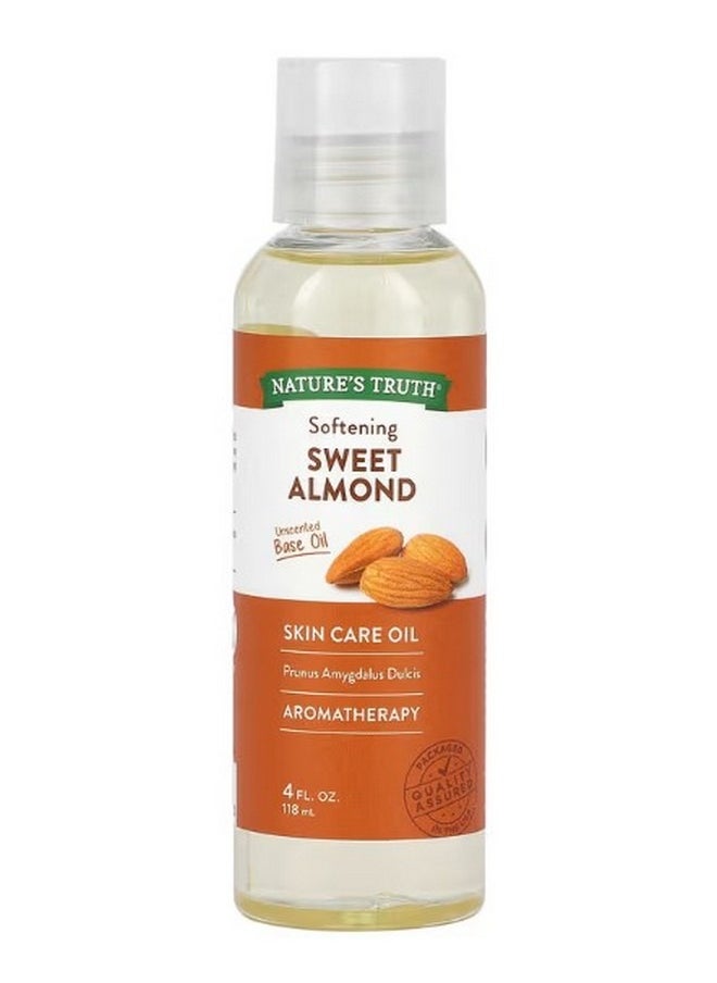 Nature's Truth Softening Sweet Almond Base Oil Unscented 4 fl oz 118 ml  - Image 1
