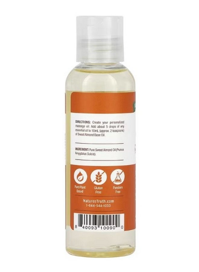 Nature's Truth Softening Sweet Almond Base Oil Unscented 4 fl oz 118 ml  - Image 2