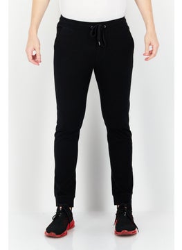 Good Man Brand Men Drawstring Plan Jogger Pant, Black  - Image 1