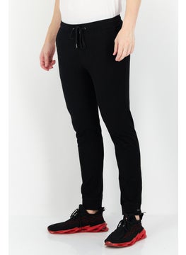 Good Man Brand Men Drawstring Plan Jogger Pant, Black  - Image 3