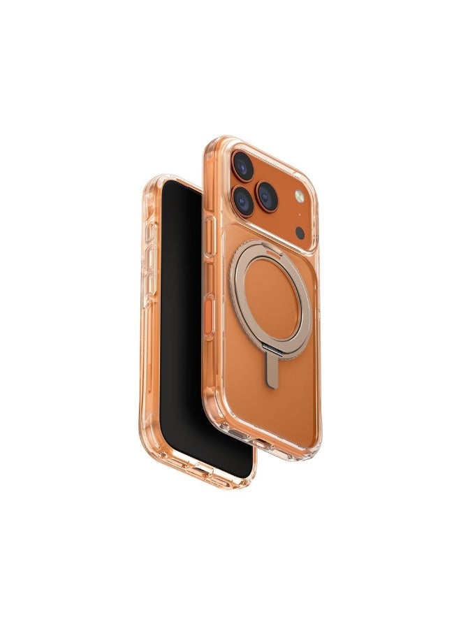 UNIQ iPhone 17 Protective Phone Cover (Taupe Gold) | Slim Shockproof Case | Soft-Touch Finish | Wireless Charging Compatible | iPhone 17 Pro Taupe Gold