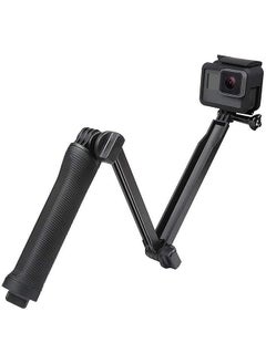 KASTWAVE Monopod Grip Arm,Foldable Pole Ajustable Selfie Stick Compatible With Gopro Hero 9/8/7/6/5, Sjcam Sj6, Sj7, Sj5000, Yi And All Action Cameras  - Image 1