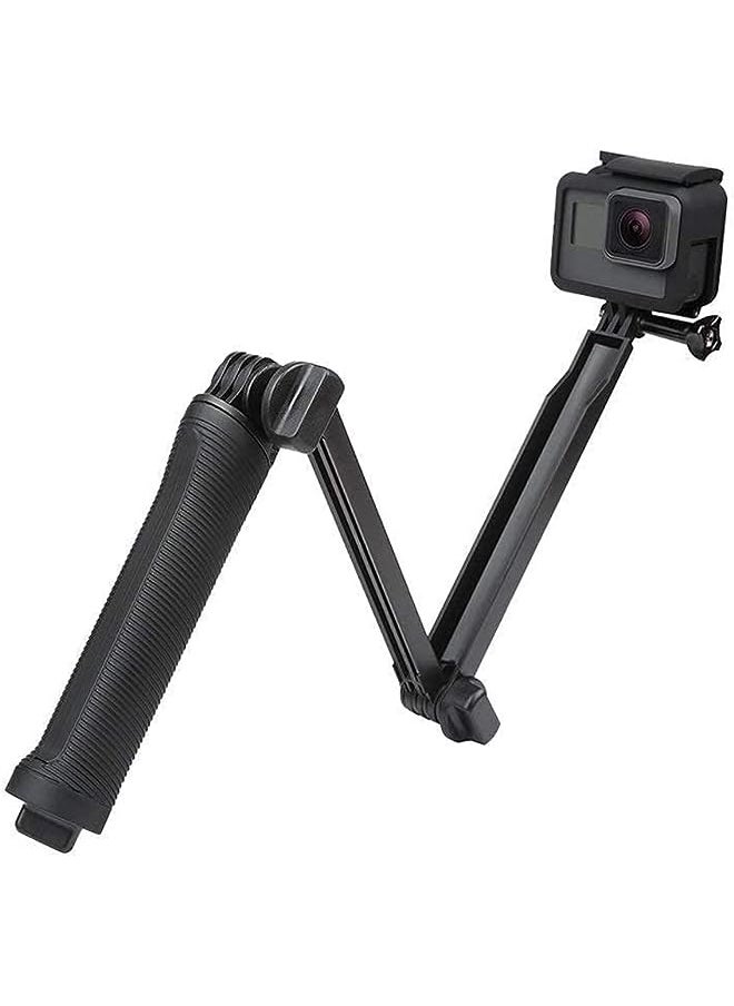 KASTWAVE - Monopod Grip Arm,Foldable Pole Ajustable Selfie Stick Compatible With Gopro Hero 9/8/7/6/5, Sjcam Sj6, Sj7, Sj5000, Yi And All Action Cameras - Image 1