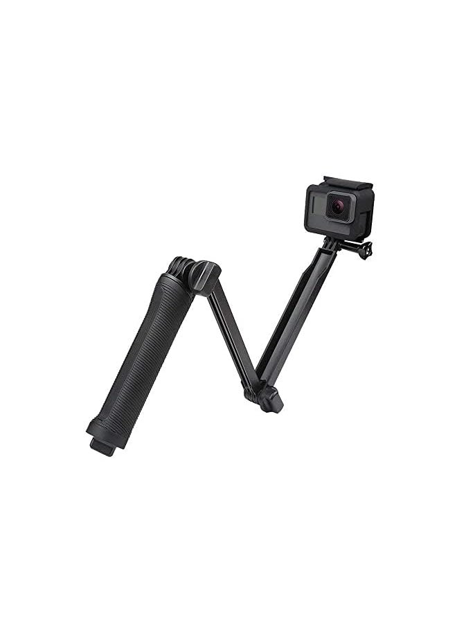KASTWAVE - Monopod Grip Arm,Foldable Pole Ajustable Selfie Stick Compatible With Gopro Hero 9/8/7/6/5, Sjcam Sj6, Sj7, Sj5000, Yi And All Action Cameras - Image 1