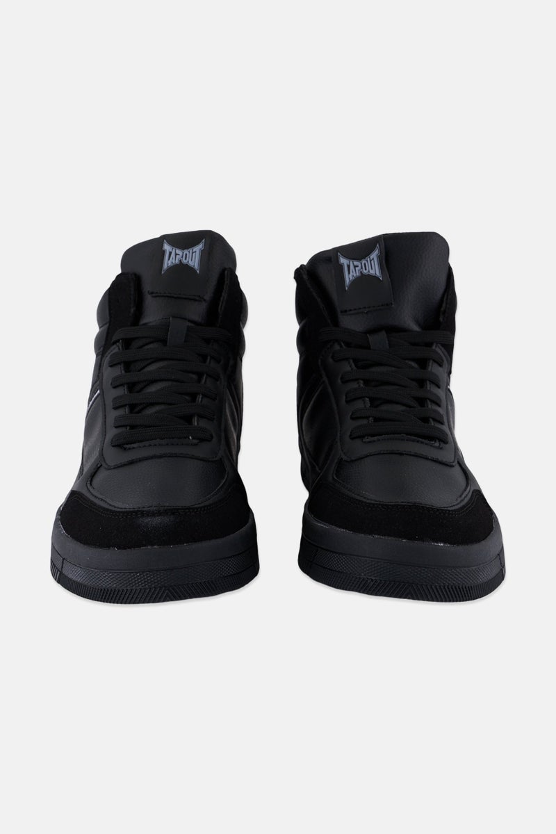 TapouT Men Lace Up Outdoor Shoes, Black - Image 3