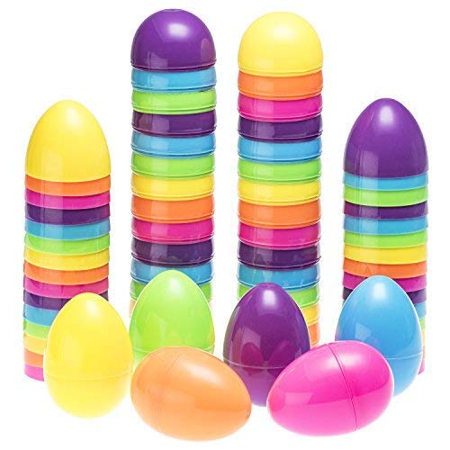 Prextex PREXTEX Stuffed Easter Eggs with Mini Pull-Back Car Inside - Plastic Easter Eggs Stuffed - Easter Egg Fillers for Toddlers - Easter Toys Basket Stuffers/Fillers - Easter Gift/Presents Stuffed Eggs  - Image 5