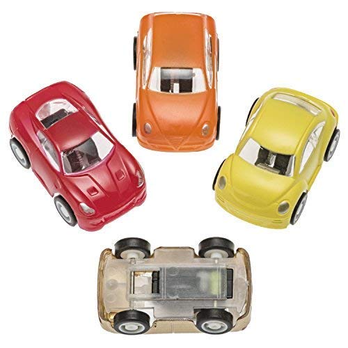 Prextex PREXTEX Stuffed Easter Eggs with Mini Pull-Back Car Inside - Plastic Easter Eggs Stuffed - Easter Egg Fillers for Toddlers - Easter Toys Basket Stuffers/Fillers - Easter Gift/Presents Stuffed Eggs  - Image 4