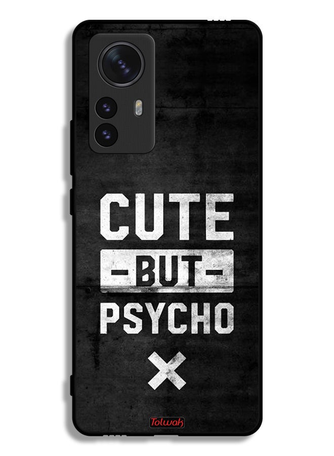 Tolwak Xiaomi 12 Pro Protective Case Cover Cute But Psycho - Image 2