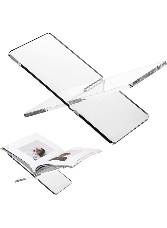 TPGP Transparent Clear Acrylic Minimalist Book Holder - Image 1