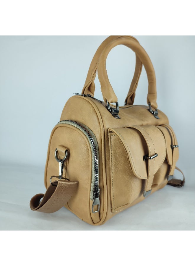 شنطه يد نسائى جلد  -تتسع لجميع أغراضك - Image 2