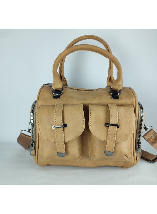 شنطه يد نسائى جلد  -تتسع لجميع أغراضك - Image 1