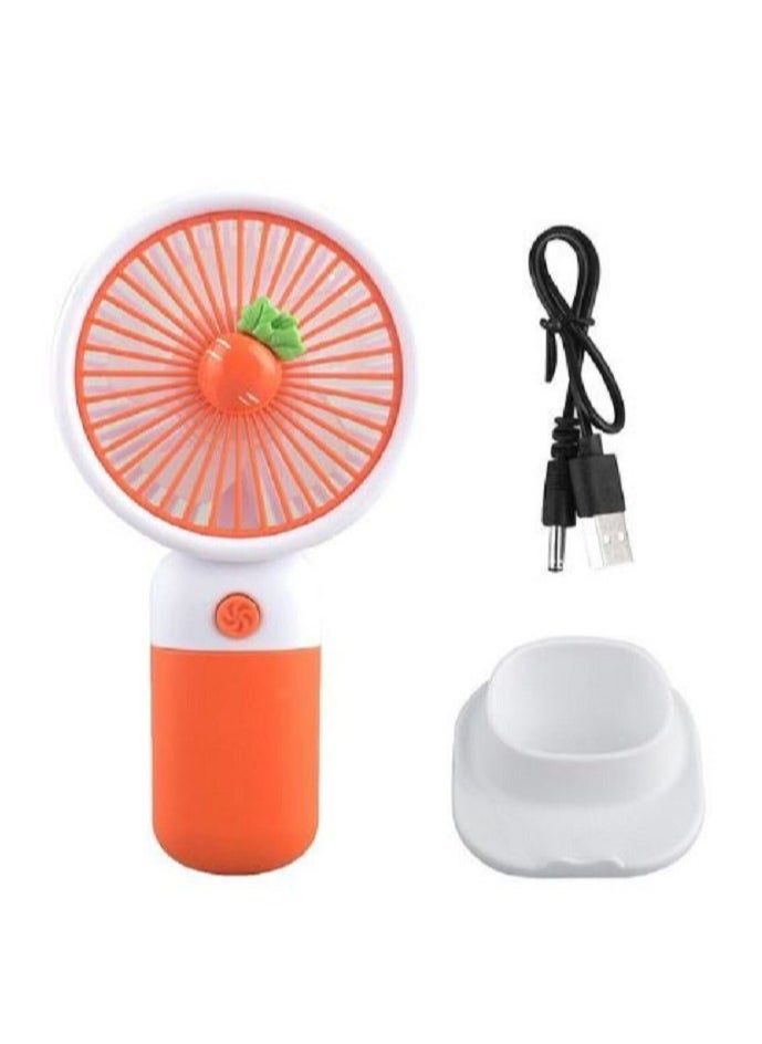 ماركة غير محددة - مروحة محمولة قابلة لإعادة الشحن USB للأطفال والسيدات - Image 1