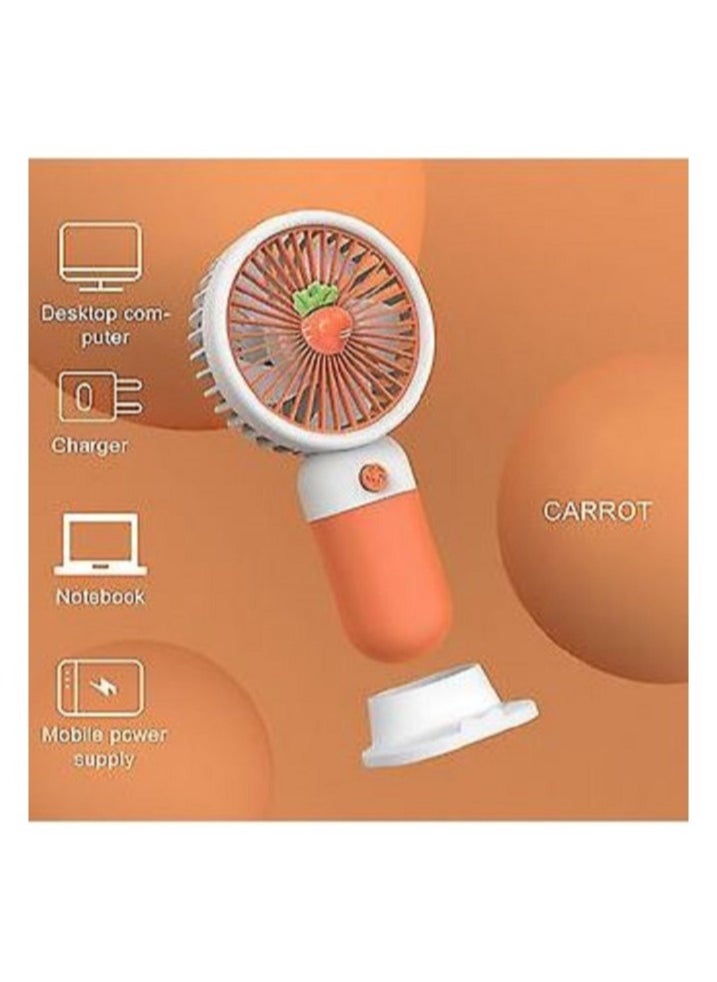 ماركة غير محددة - مروحة محمولة قابلة لإعادة الشحن USB للأطفال والسيدات - Image 1