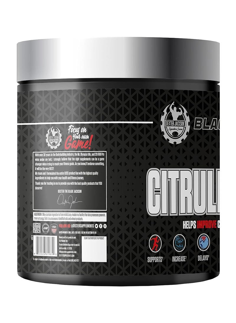 DEXTER JACKSON Black Series Citrulline Malate 250g - 125 Servings | Premium Nitric Oxide Support for Enhanced Blood Flow and Workout Performance  - Image 3