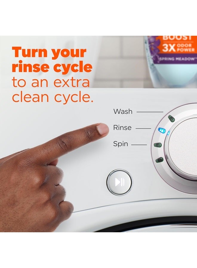 Tide Deep Cleansing Fabric Rinse with 3X Odor Power, Spring Meadow, 48 oz - Image 3