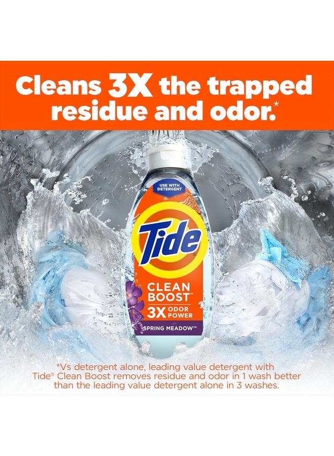 Tide Deep Cleansing Fabric Rinse with 3X Odor Power, Spring Meadow, 48 oz - Image 2