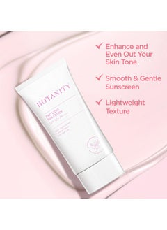 BOTANITY Botanity Zinc Sun Lotion - UV Protection, SPF 50+ PA ++++, Even skin tone, Lightweight & Hydrating formula, Non-Greasy, Korean Skincare, All Skin Types, 1.7 fl oz (50ml)  - Image 3