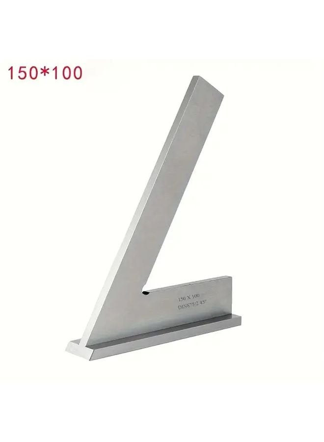 45 Degree Angle Ruler 150X100 Precision Measuring Tool for Carpentry Engineering DIY - Image 1