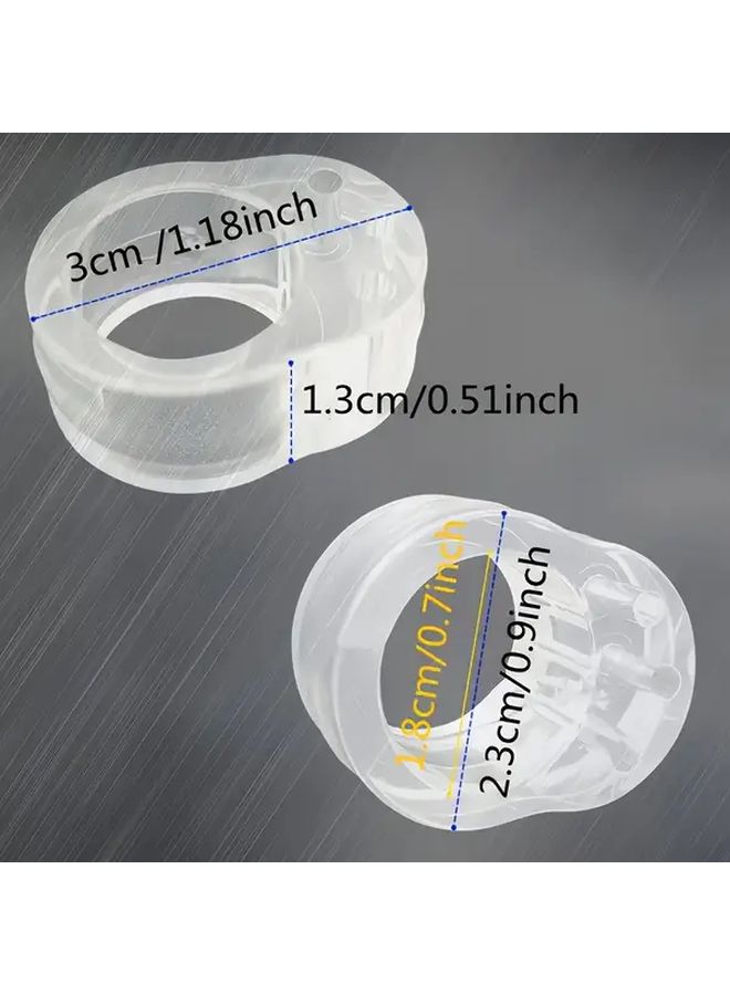 1pc Transparent Door Handle Impact Protectors Home Safety Door Buffer Rings - Image 3