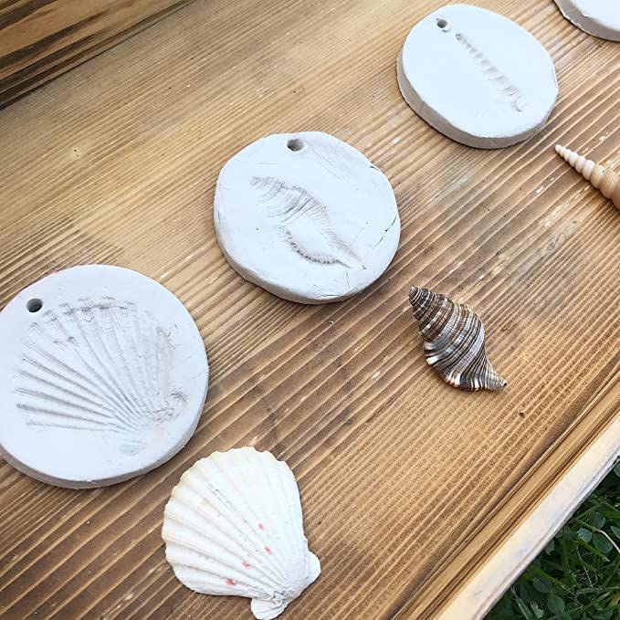 SCHMIDT Dozen Natural AirDry Clay WhiteAllPurpose Modeling Clay for Sculpting Hand Modeling and Throwing NonToxic Ceramic Art Class Handicraft Making Sculpting Gifts for Children 500gm 4 - Image 3