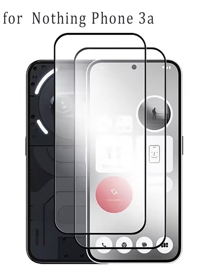 X-level 2Pack Nothing Phone 3a Screen Protector Tempered Galss, High Clear Bubble Free Screen Tempered Glass Protective Film for Nothing Phone 3a - Image 1