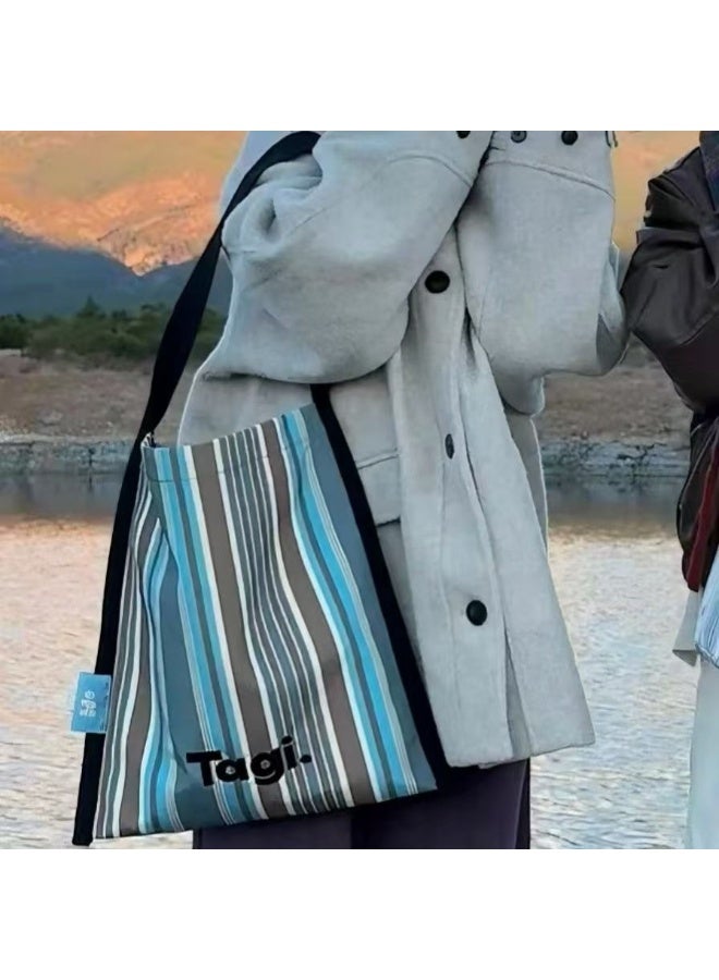 TG Tagi. Canvas bag with large capacity, multi-color design, stylish and classic commuting backpack with retro style, artistic and vintage. - Image 2