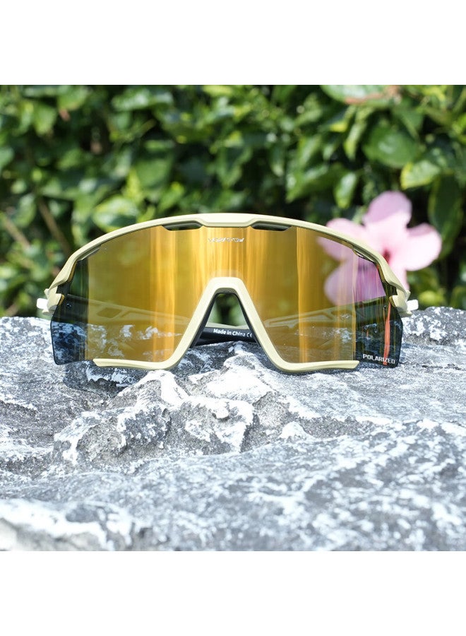 Vozapow Hiking Sungl, Polarized Colorful Goggles For Mountain Climbing, Windproof, Sandproof, Insect-proof, For Cycling, Running, Men And Women, With Prescription Lenses - Image 1