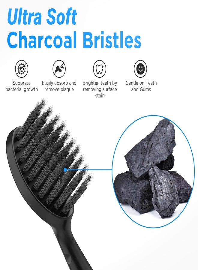 FreFeel Replacement Brush Heads for Burst Original & Pro Sonic Electic Toothbrushes, 5 Count with Travel Covers, Black for Adults - Image 4