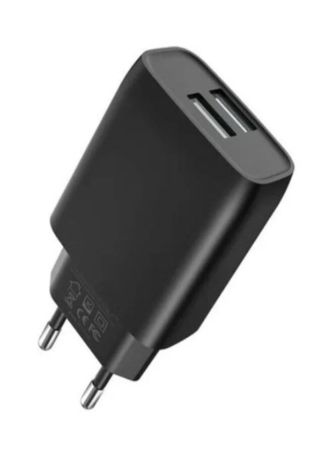 Vidvie - VIDVIE PLE250 Lightning Dual USB Fast Charger (Black) - Image 1