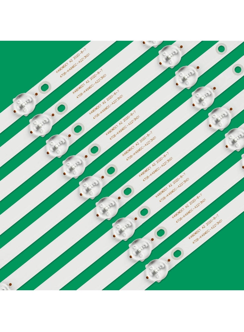 Philips 9 Pcs Led Backlight for Philips 49" 49BDL3056Q (4708-K49WDC-A2213N01) - Image 3