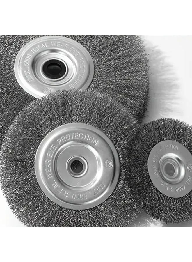 6 Inch High Carbon Steel Wire Brush For Angle Grinder Rust Removal Polishing - Image 4