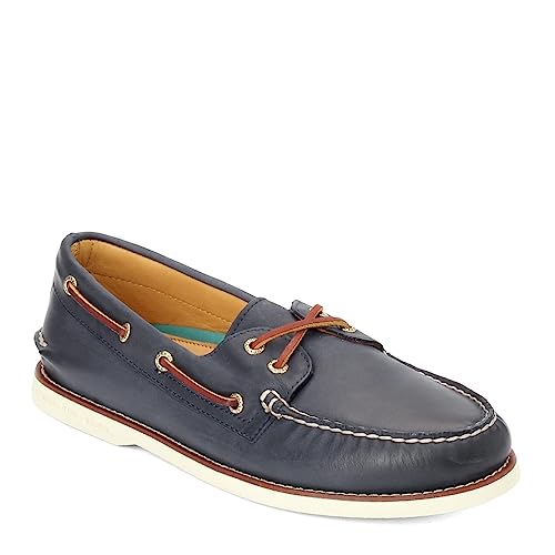 Sperry Men's Gold Authentic Original Boat Shoe, Navy, 13 - Image 2