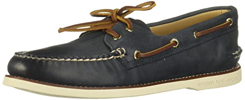 Sperry Men's Gold Authentic Original Boat Shoe, Navy, 13 - Image 1