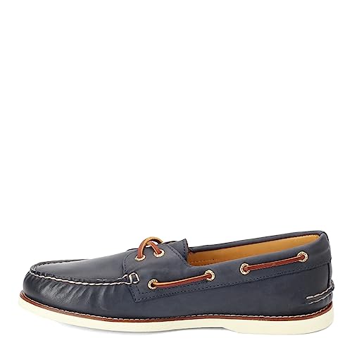 Sperry Men's Gold Authentic Original Boat Shoe, Navy, 13 - Image 5