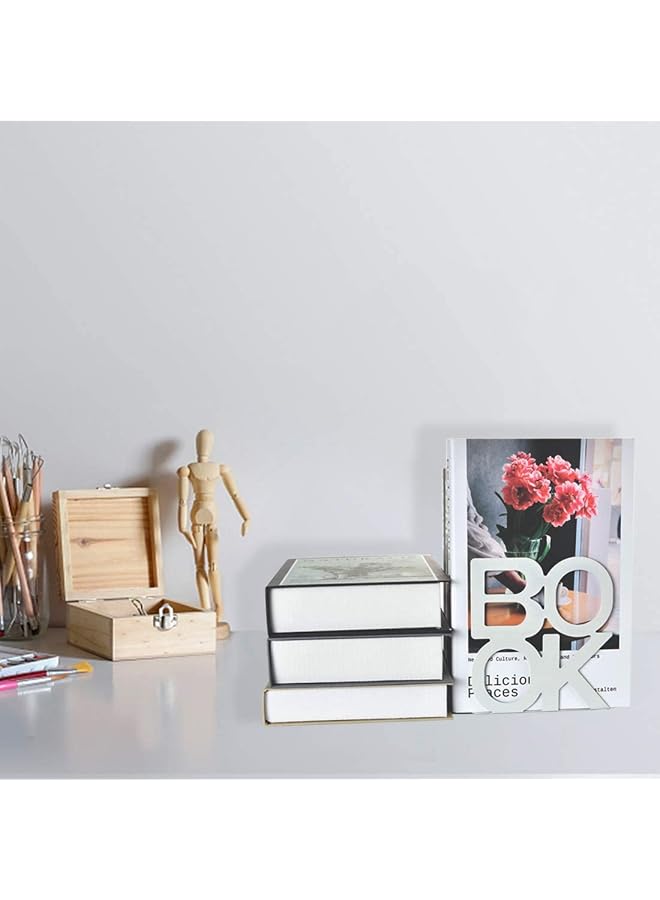 إيروريكس زوج واحد من حاملات نهايات الكتب، يدعم نهايات الكتب لمكتب رف الكتب - Image 5