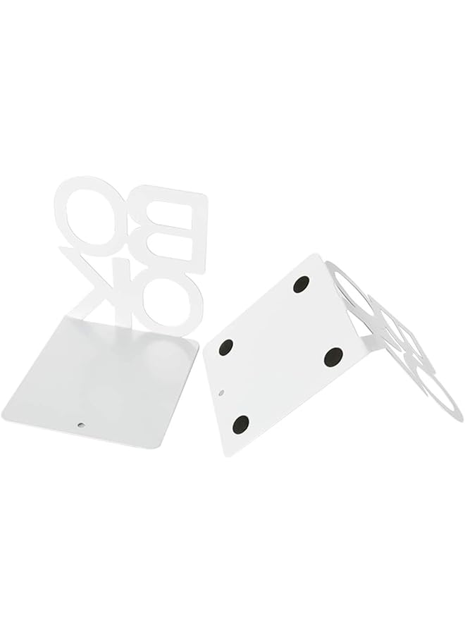 إيروريكس زوج واحد من حاملات نهايات الكتب، يدعم نهايات الكتب لمكتب رف الكتب - Image 3