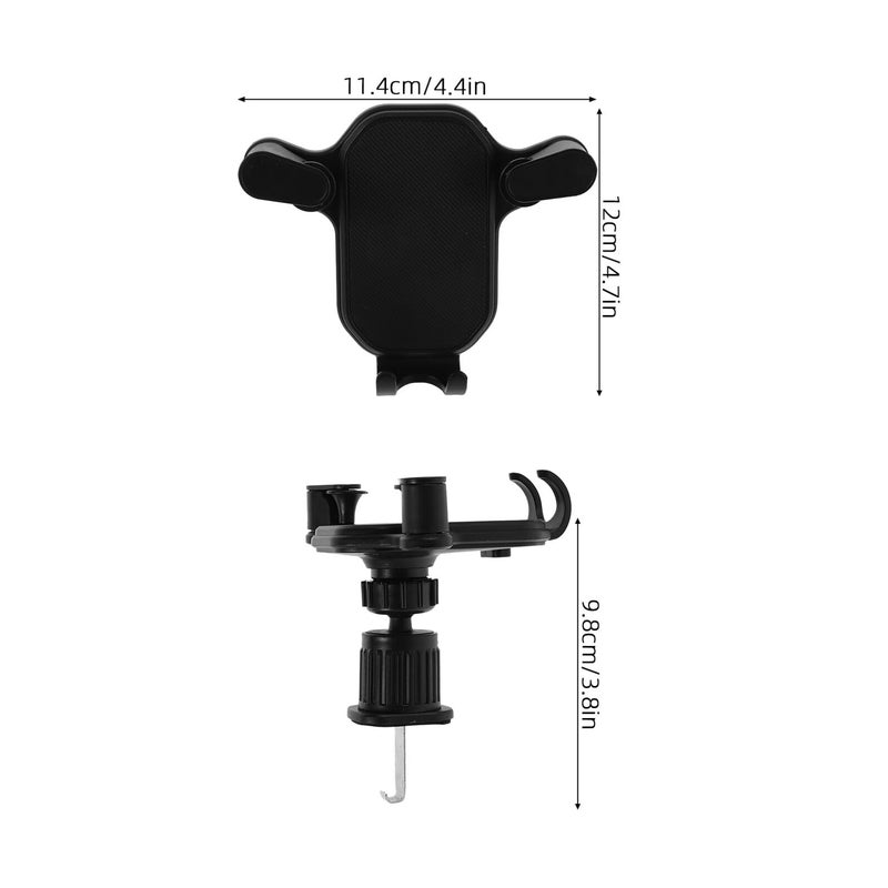 Rotatable Plastic Car Air Vent Phone Mount Holder For Smartphones Stable Stand - Image 3