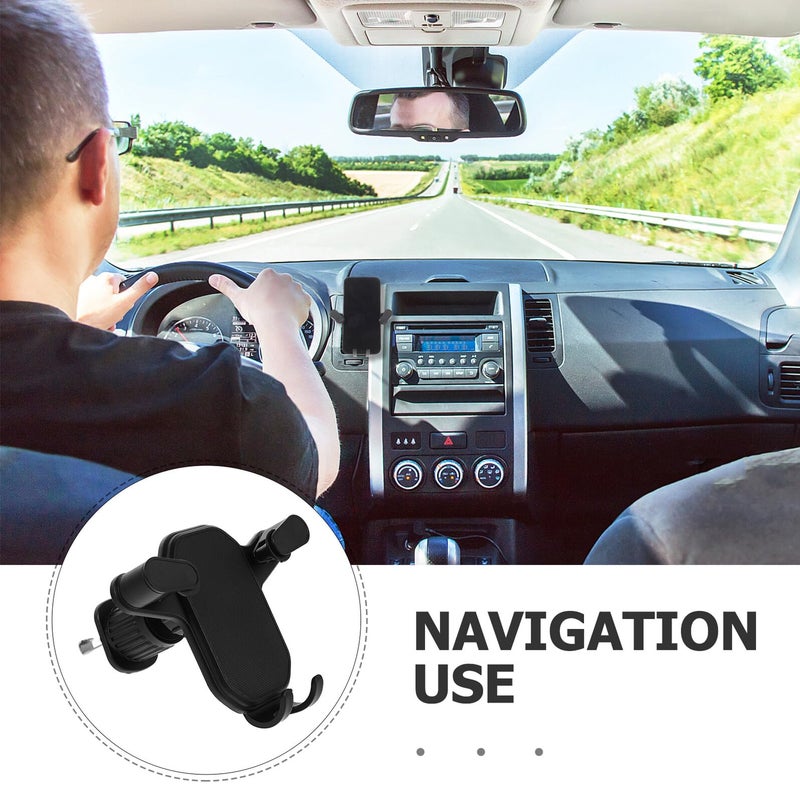 Rotatable Plastic Car Air Vent Phone Mount Holder For Smartphones Stable Stand - Image 4