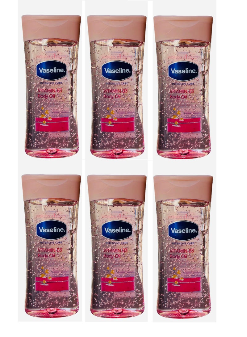 فازلين زيت الجسم للعناية المركزة بفيتامين ب3 200 مل (عبوة من 6 قطع) - Image 1