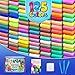 ESSENSON Air Dry Clay 125 Colors Modeling Clay for Kids DIY Molding Magic Clay Gift for Kids - Image 4