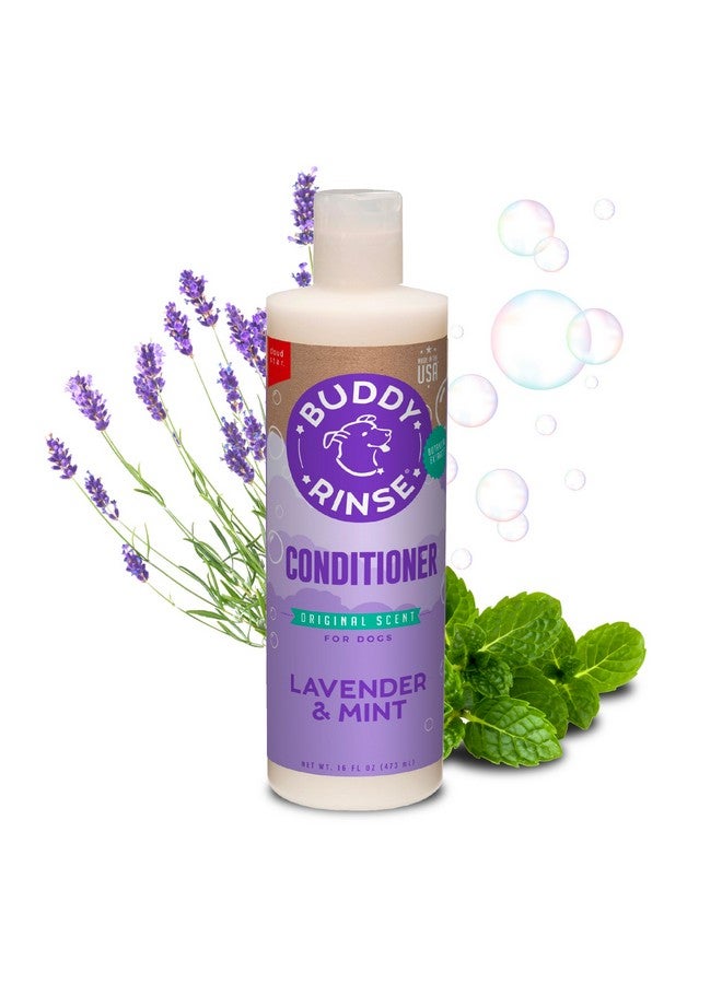 BUDDY BISCUITS Buddy Rinse Conditioner for Dog Grooming Dog, Lavender & Mint, 16 oz. Bottle - Image 1