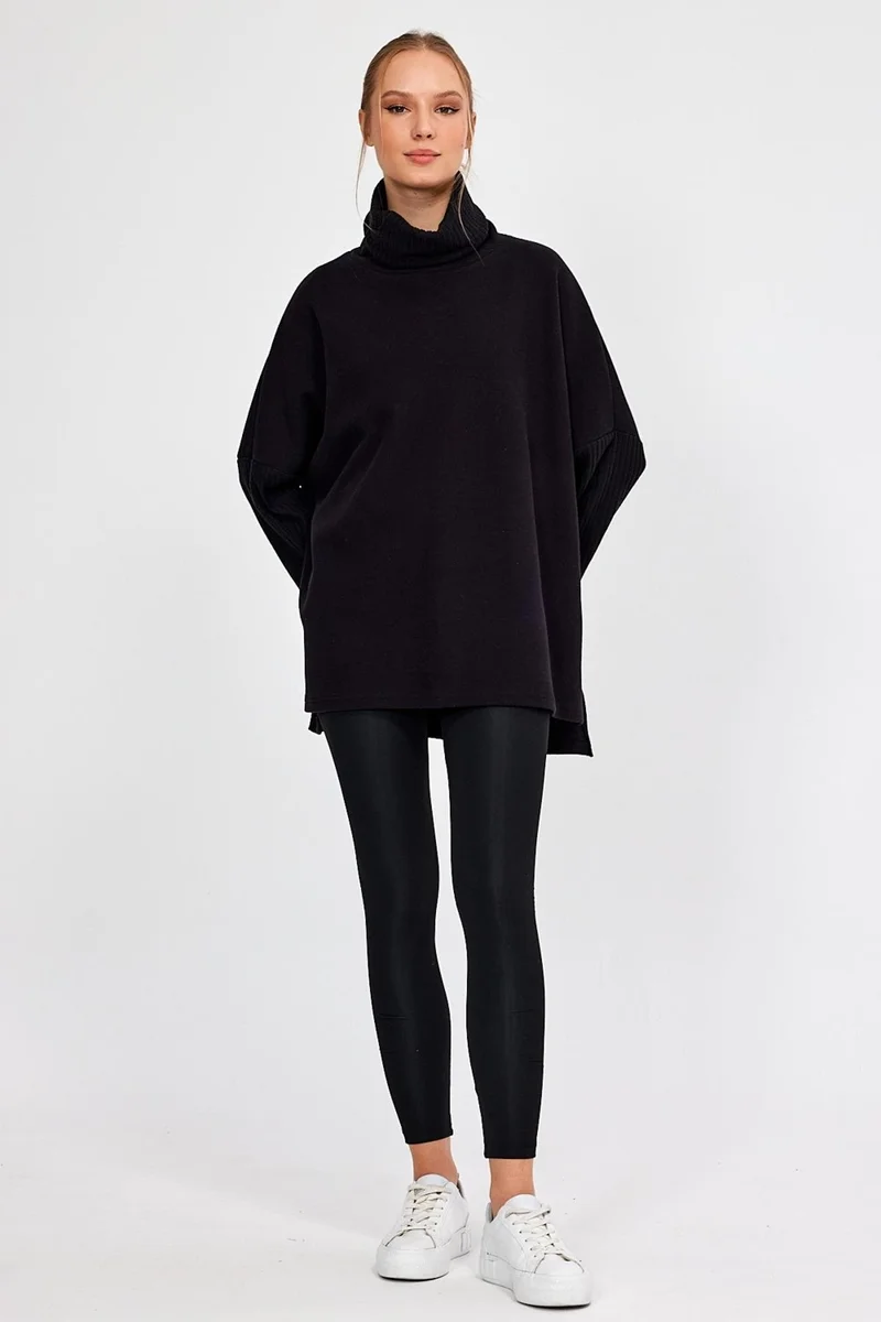 Alexander Gardi Alexandergardı Turtleneck Selanik Fabric Thick Knitwear Sweater (B23-36602)
