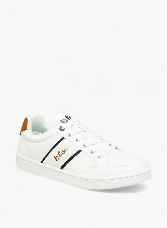 لي كوبر Mens' Panelled Lace-Up Sneakers