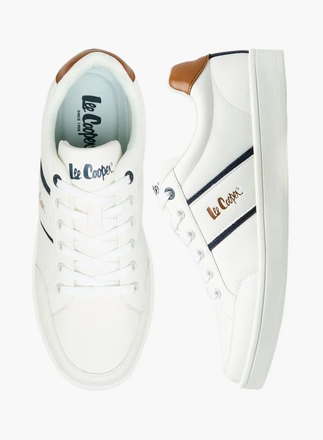 لي كوبر Mens' Panelled Lace-Up Sneakers