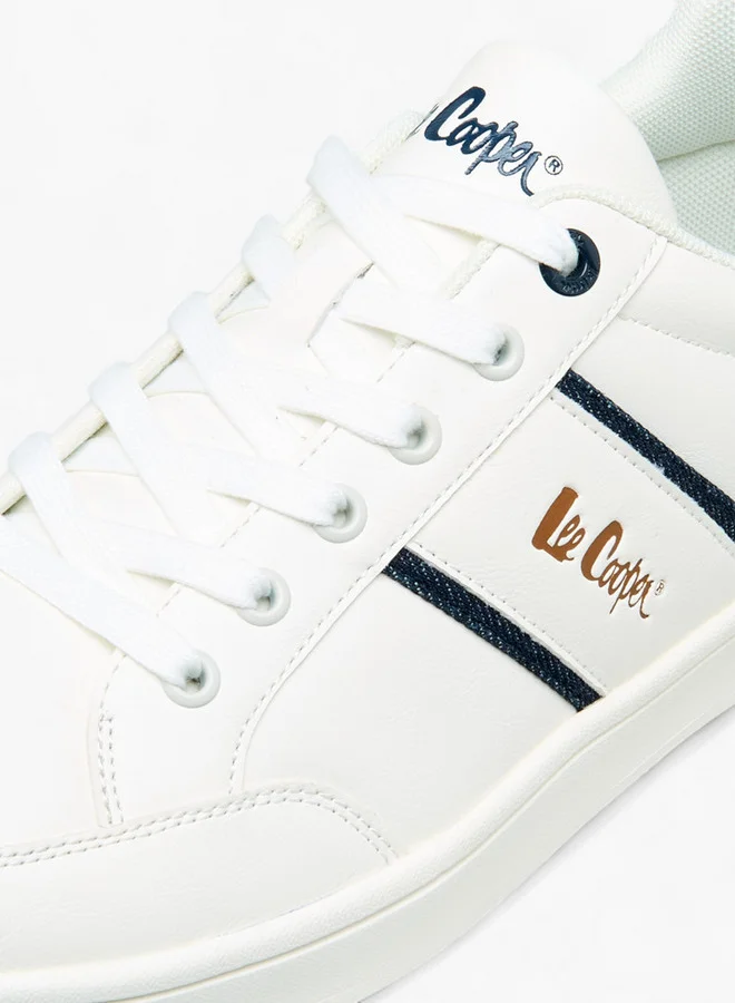 Lee Cooper Mens' Panelled Lace-Up Sneakers