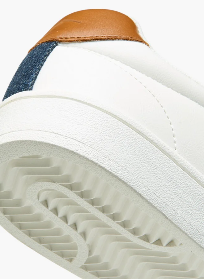 Lee Cooper Mens' Panelled Lace-Up Sneakers