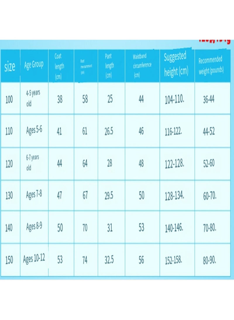 Loquat Digital Printed Split Children's Swimsuit Two-Piece Set Blue/Red - Image 2